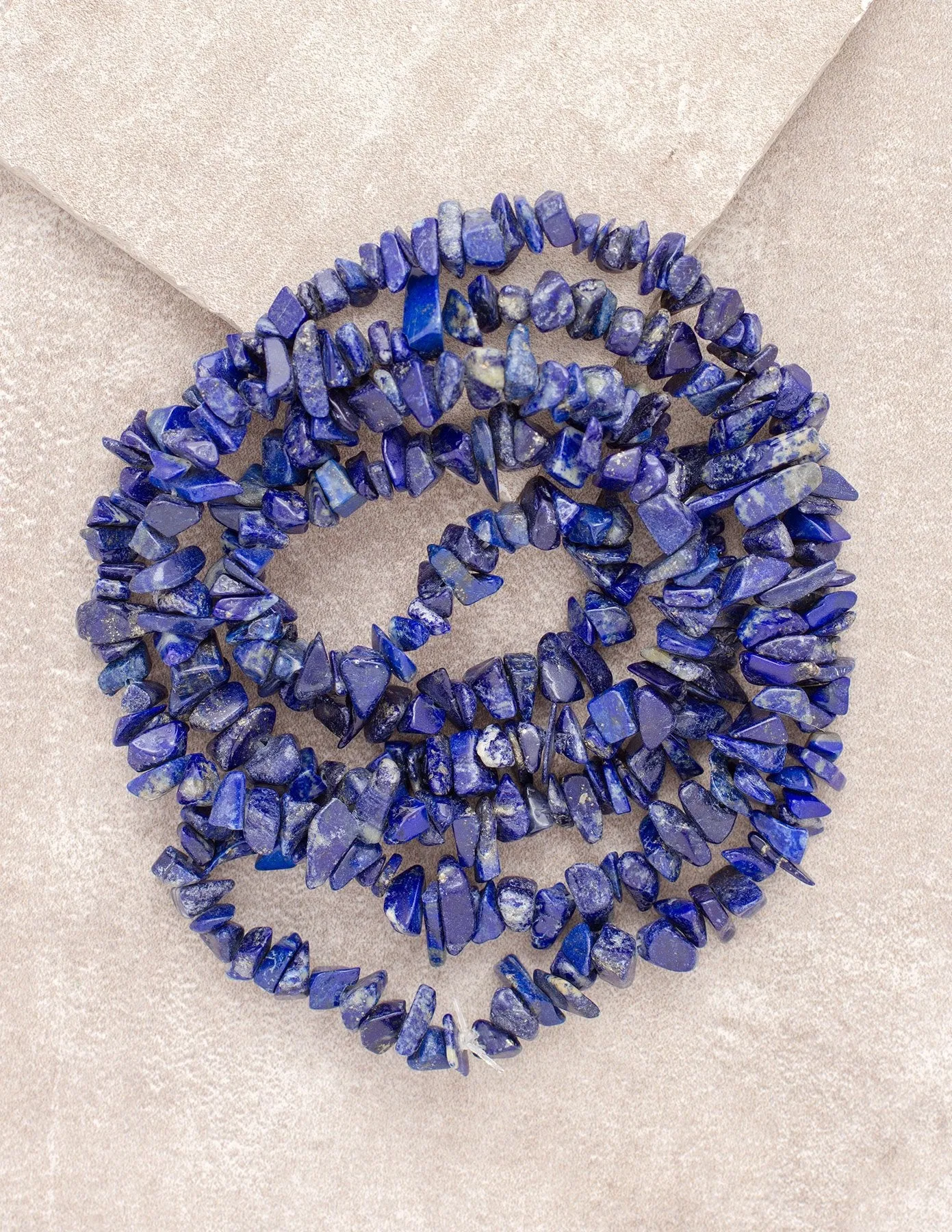 Lapis Gemstone Chip Necklace