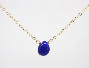 Lapis Lazuli Small Pendant Necklace