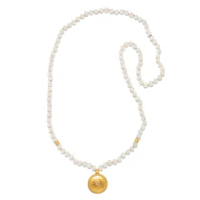 Light of Intuition Moonstone Sun Mala