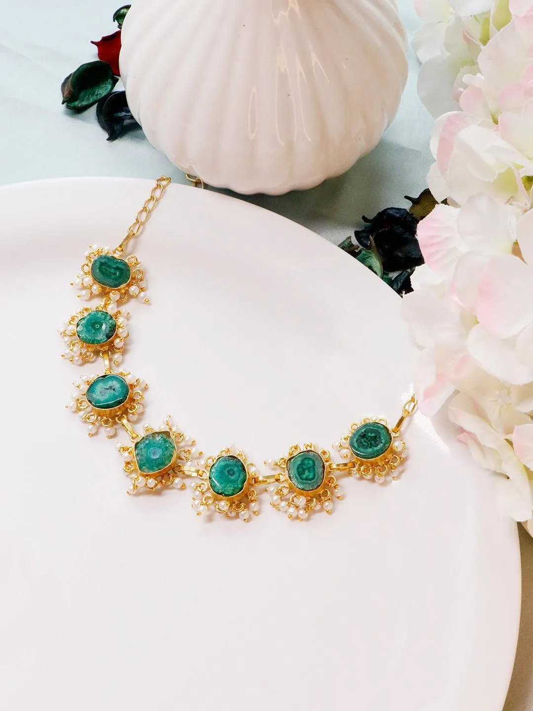 Malachite Choker Green