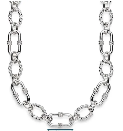 Marina Grande Rope Link Duo Chain Necklace