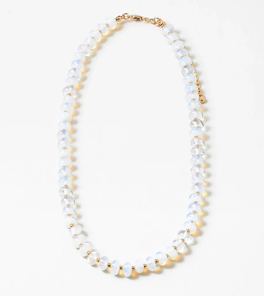 MOONSTONE GEM NECKLACE