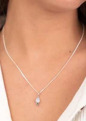 Moonstone Teardrop Necklace