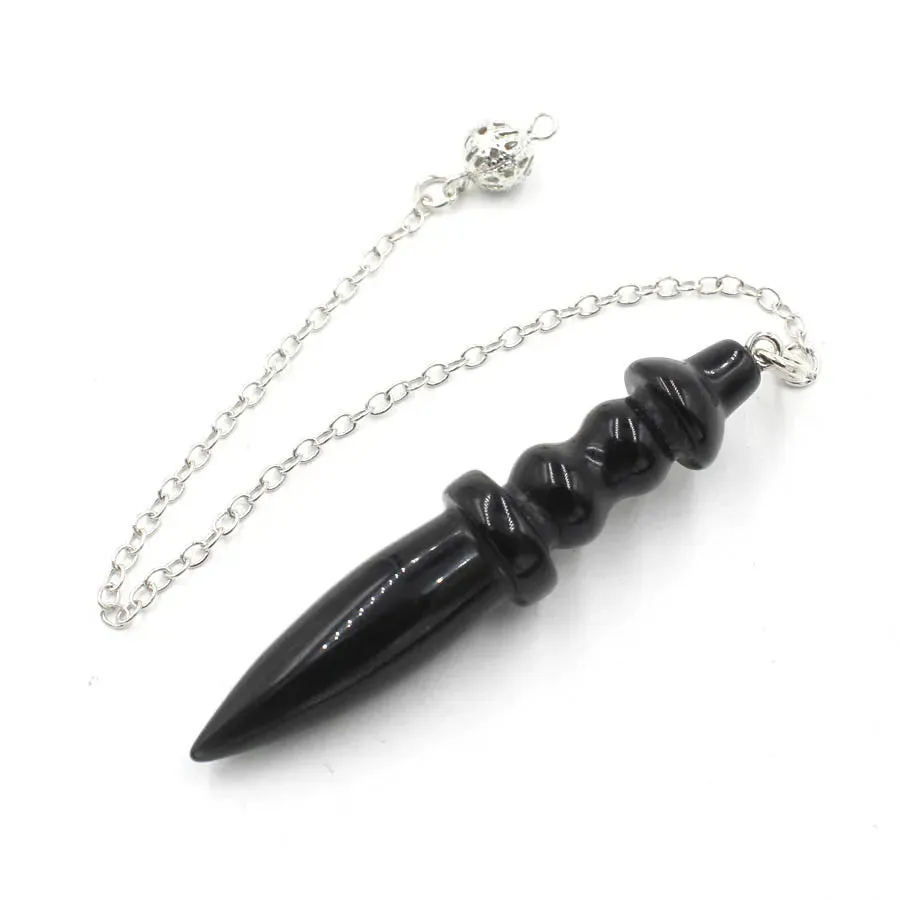 Natural Stone Egyptian Crystal Pendulum - Divination and Reiki