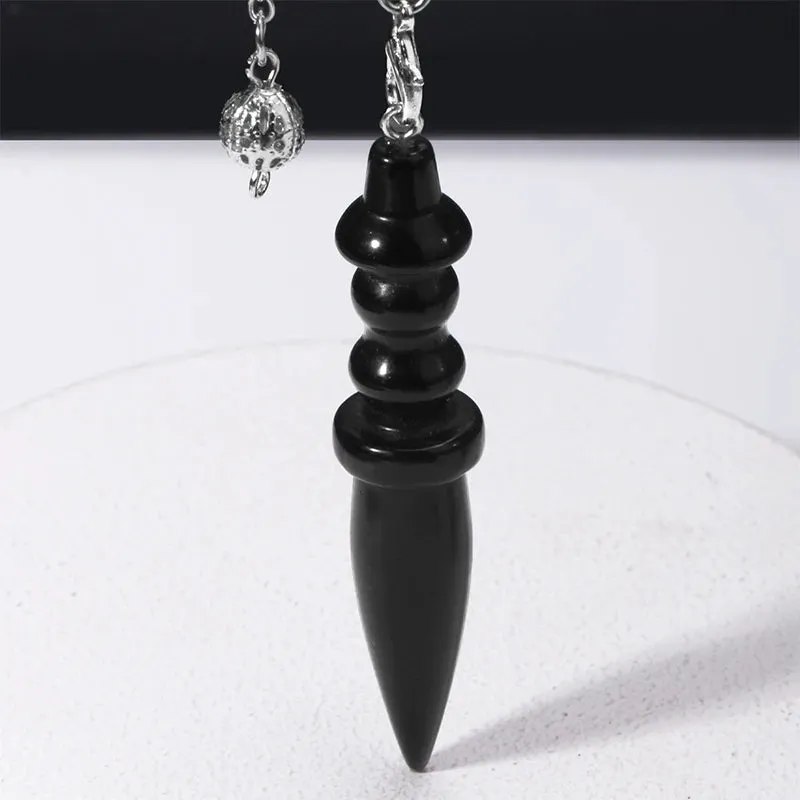 Natural Stone Egyptian Crystal Pendulum - Divination and Reiki