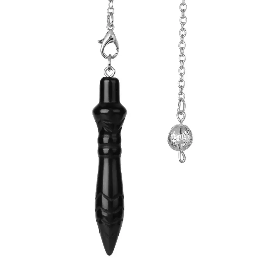 Natural Stone Egyptian Crystal Pendulum - Divination and Reiki