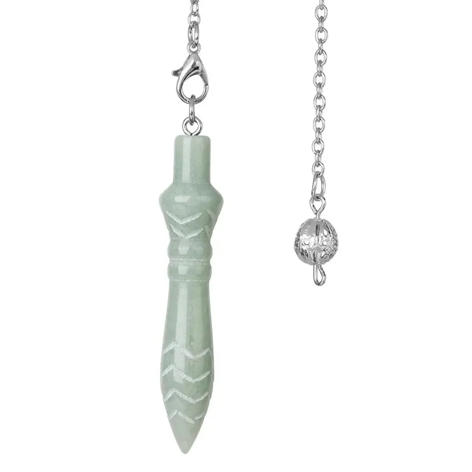 Natural Stone Egyptian Crystal Pendulum - Divination and Reiki