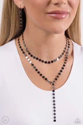 NecklacesReeling in Radiance - Black Choker