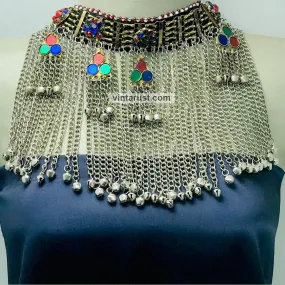 Nomadic Collar Choker Necklace With Dangling Bells