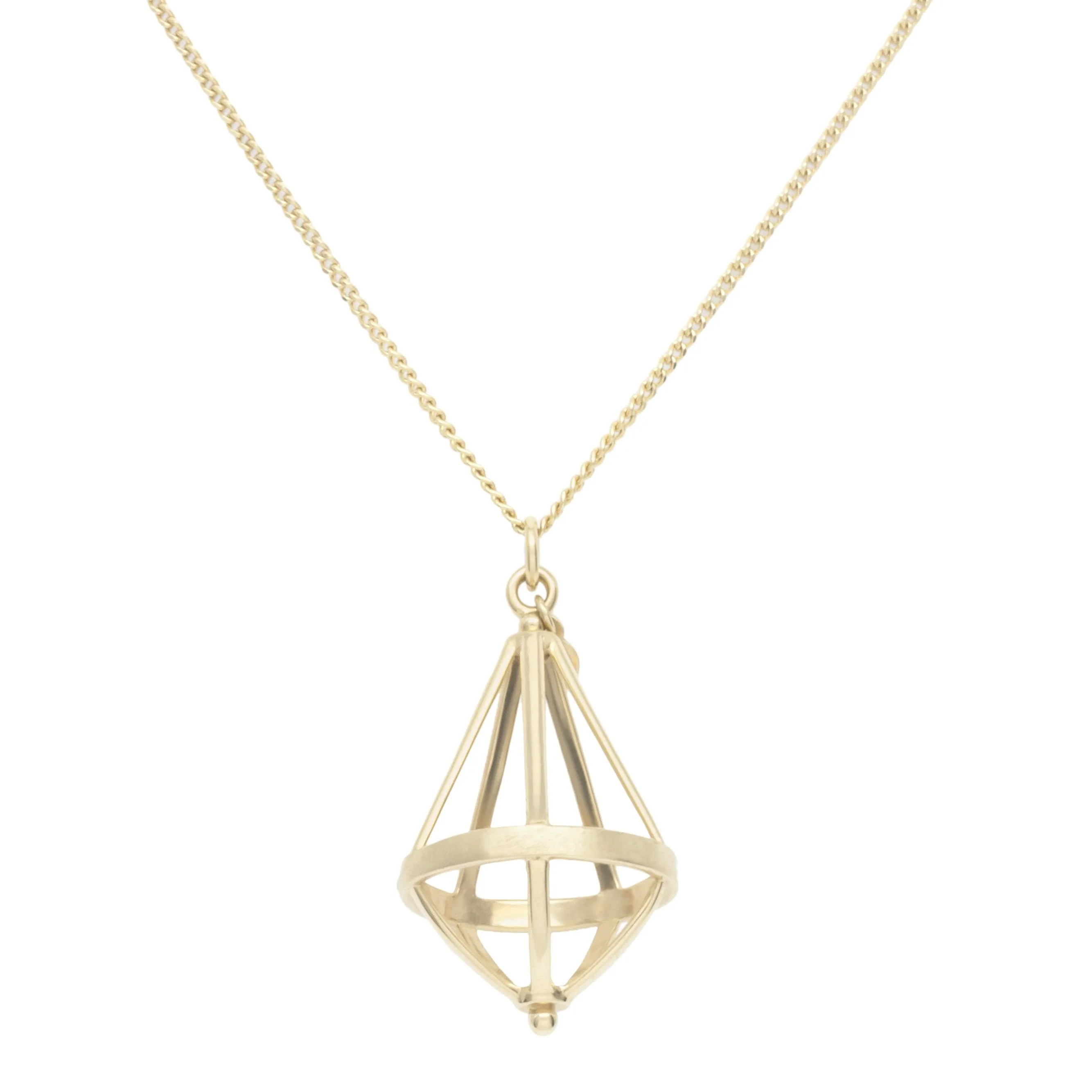 Pentagonal Cage Necklace | Multiple Options