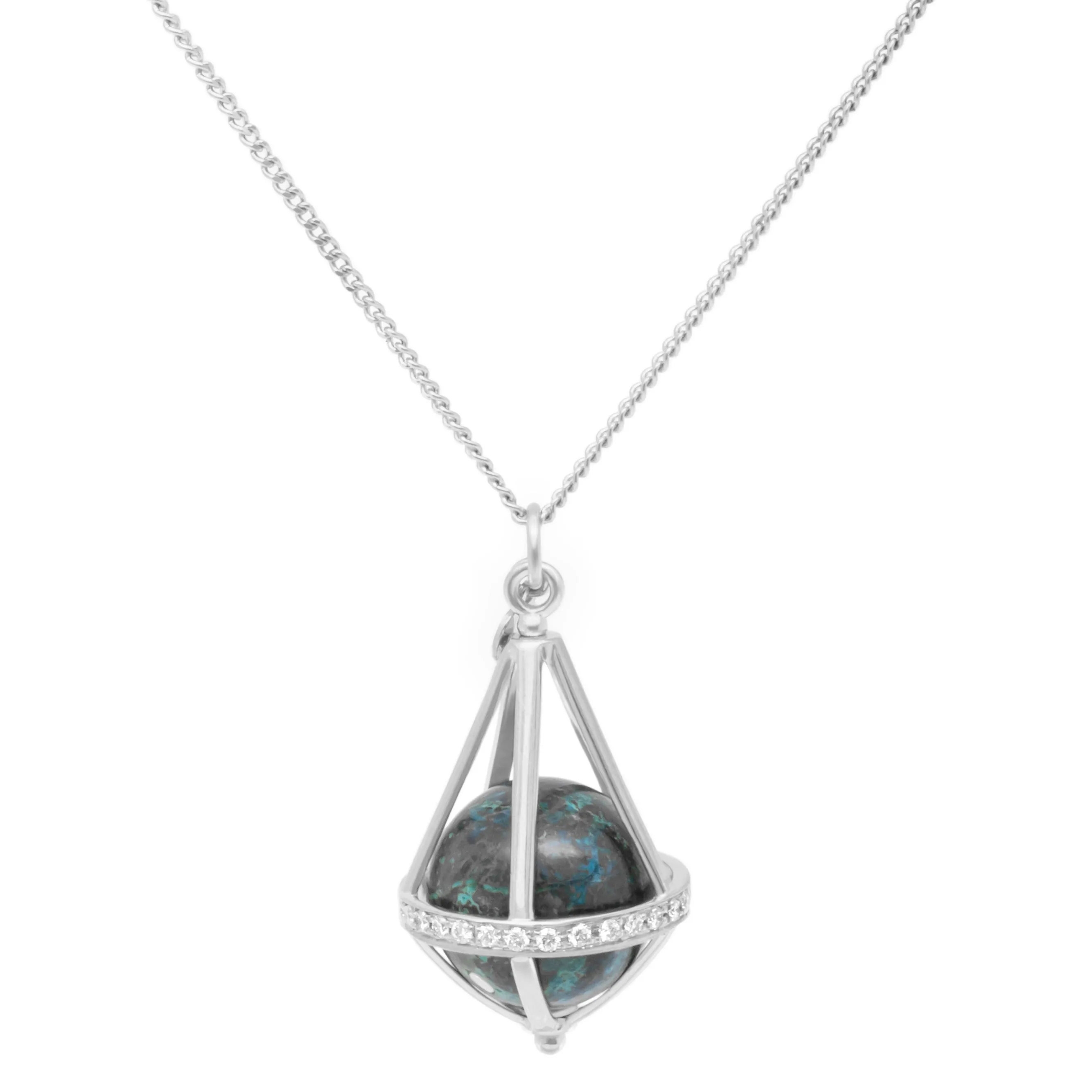 Pentagonal Cage Necklace | Multiple Options