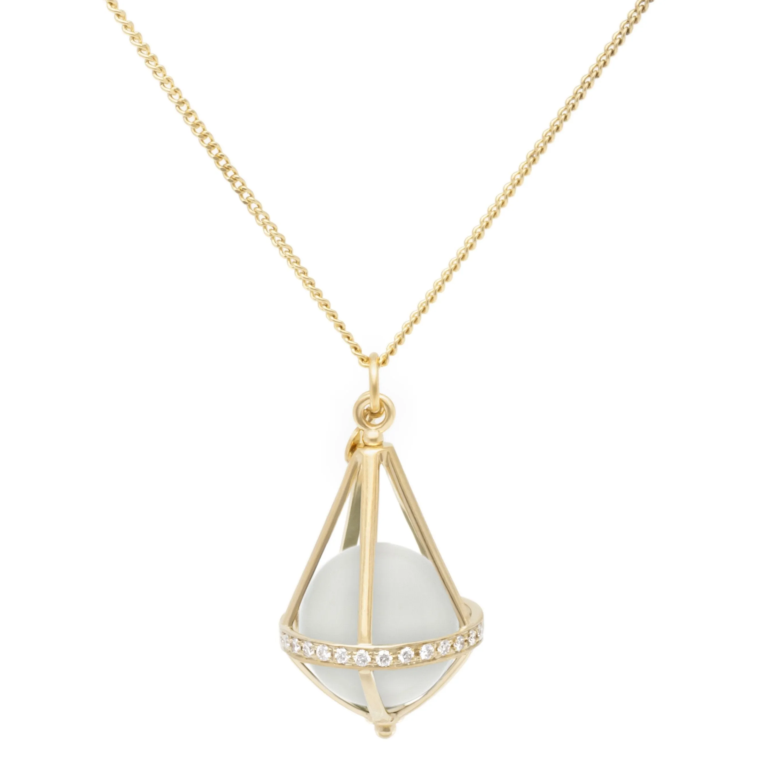 Pentagonal Cage Necklace | Multiple Options