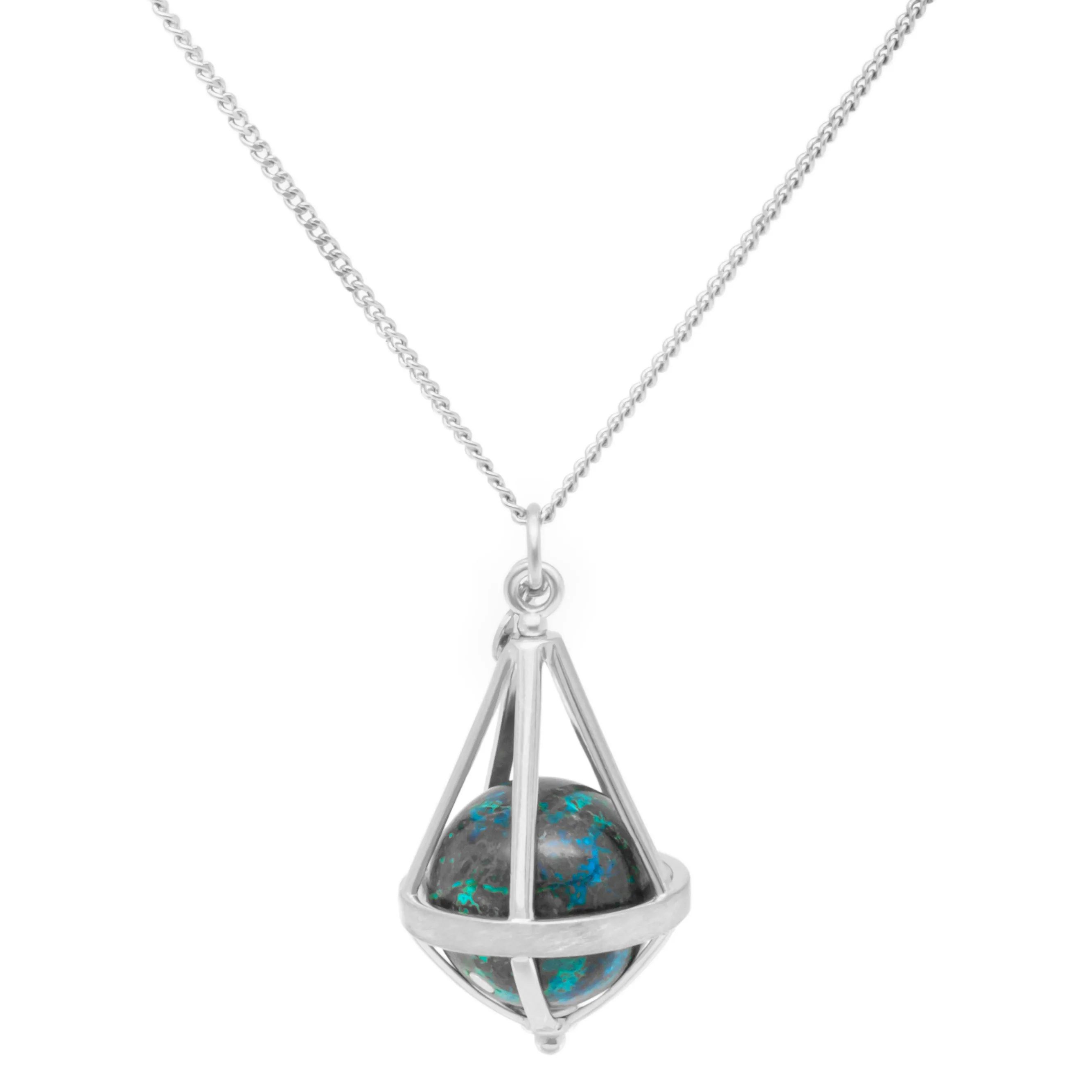 Pentagonal Cage Necklace | Multiple Options