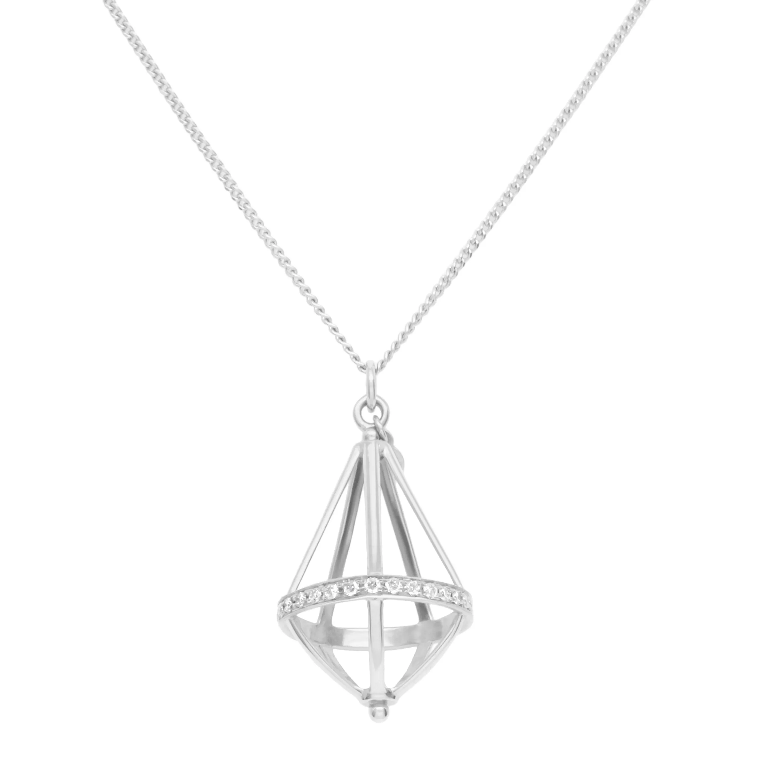 Pentagonal Cage Necklace | Multiple Options