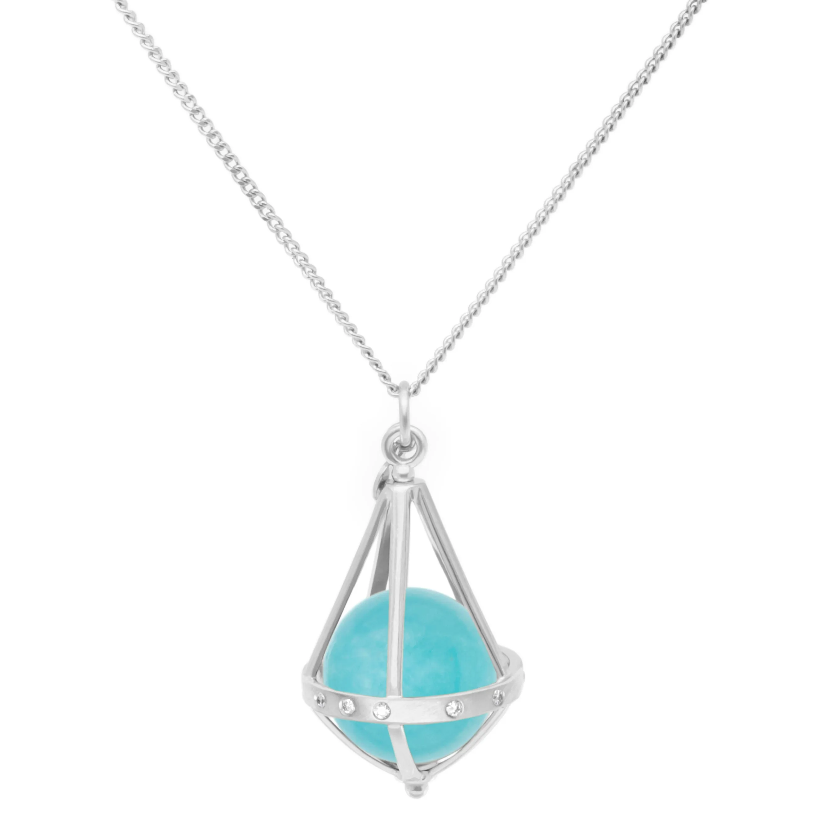 Pentagonal Cage Necklace | Multiple Options