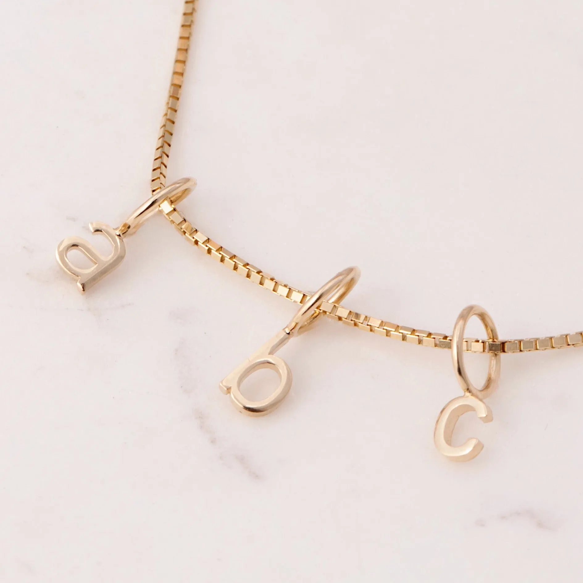 Petite Letter Charm