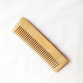 Pure Kacchi Neem Wood Pocket Size Comb