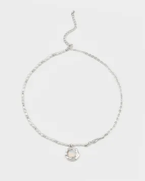 RADIANCE Moonstone & Seed Pearl Necklace