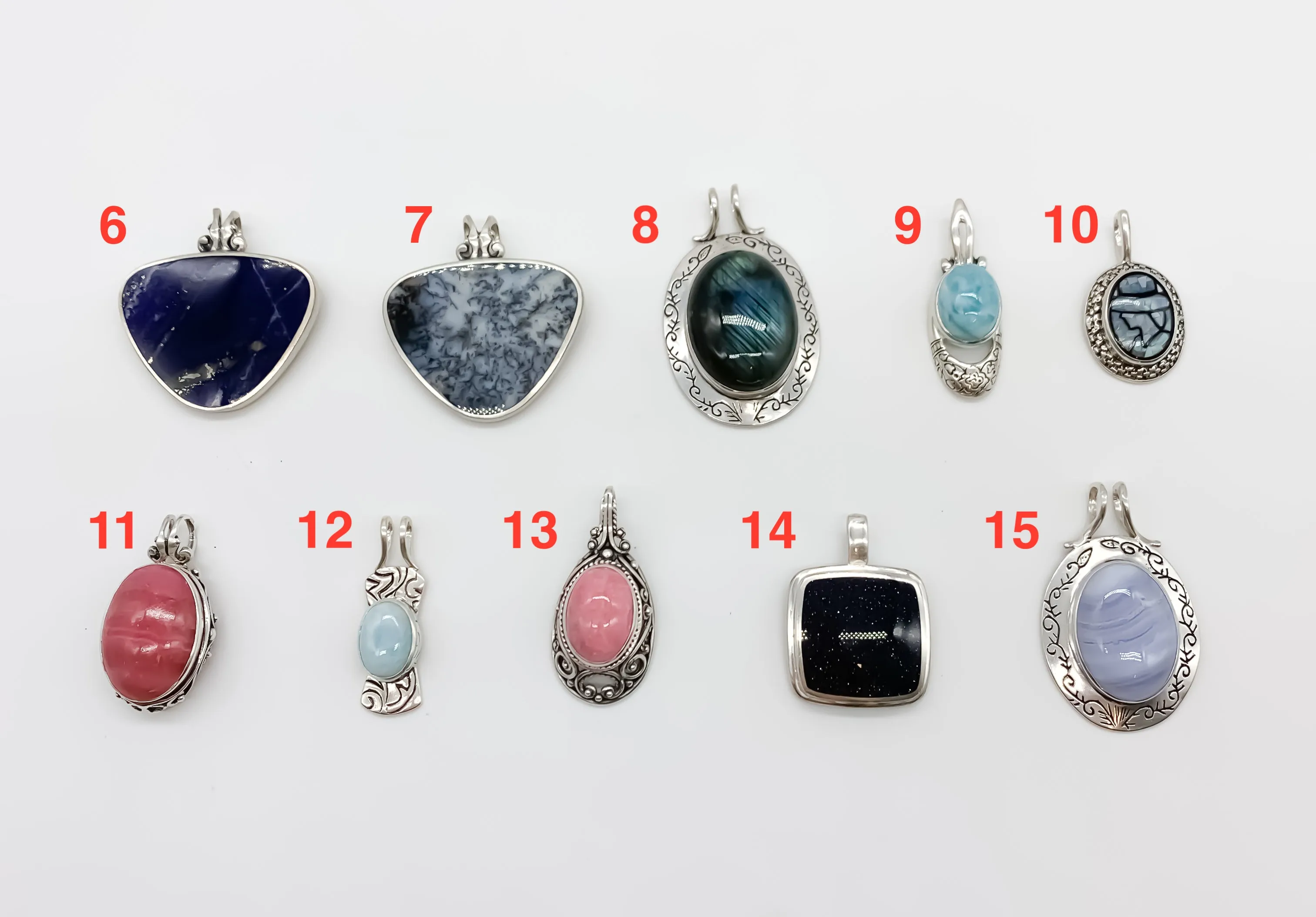 Rare Offer - Unique Gemstone Pendants, Statement Pendant, Large Stone Pendant, Heavy Pendant, Heirloom Silver Pendants