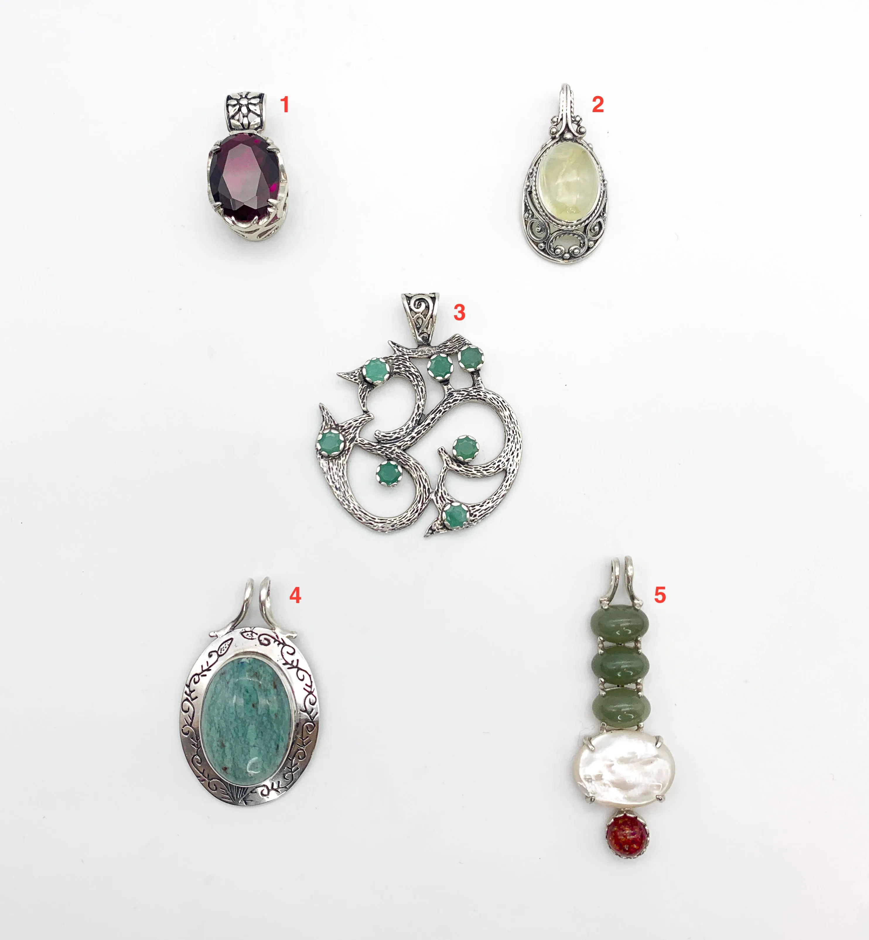 Rare Offer - Unique Gemstone Pendants, Statement Pendant, Large Stone Pendant, Heavy Pendant, Heirloom Silver Pendants