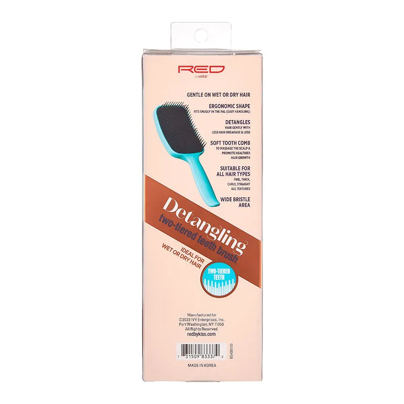 RED by KISS Detangling Two-Tiered Teeth Brush #HH48/BSH35