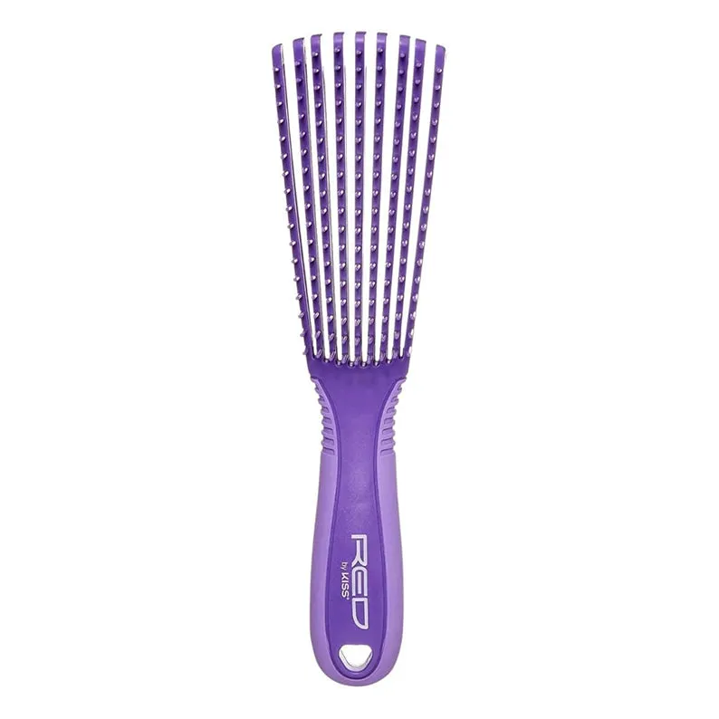 RED by KISS Glide & Define Detangle Brush [Purple] #HH63