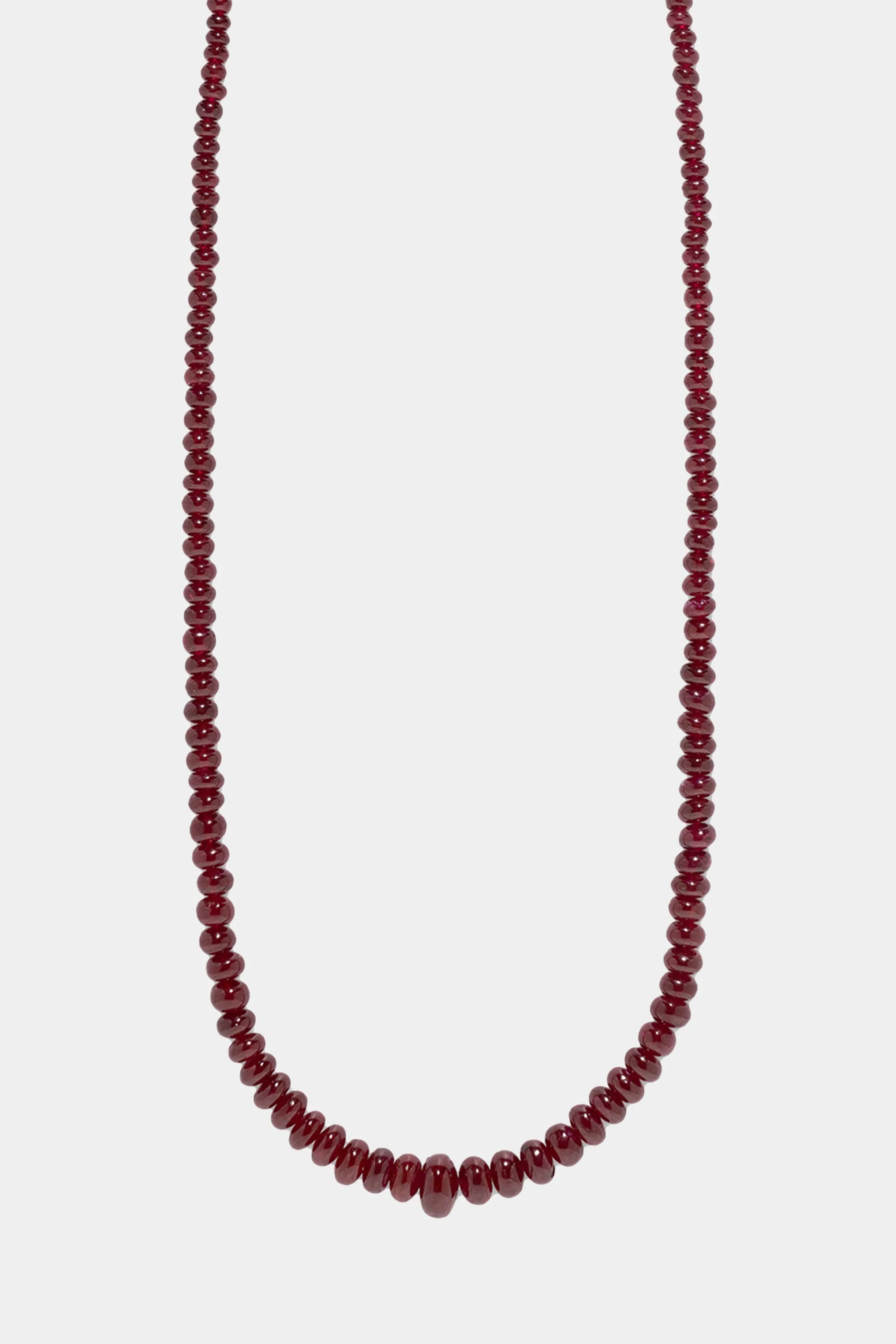 Rich Bead Necklace, Ruby