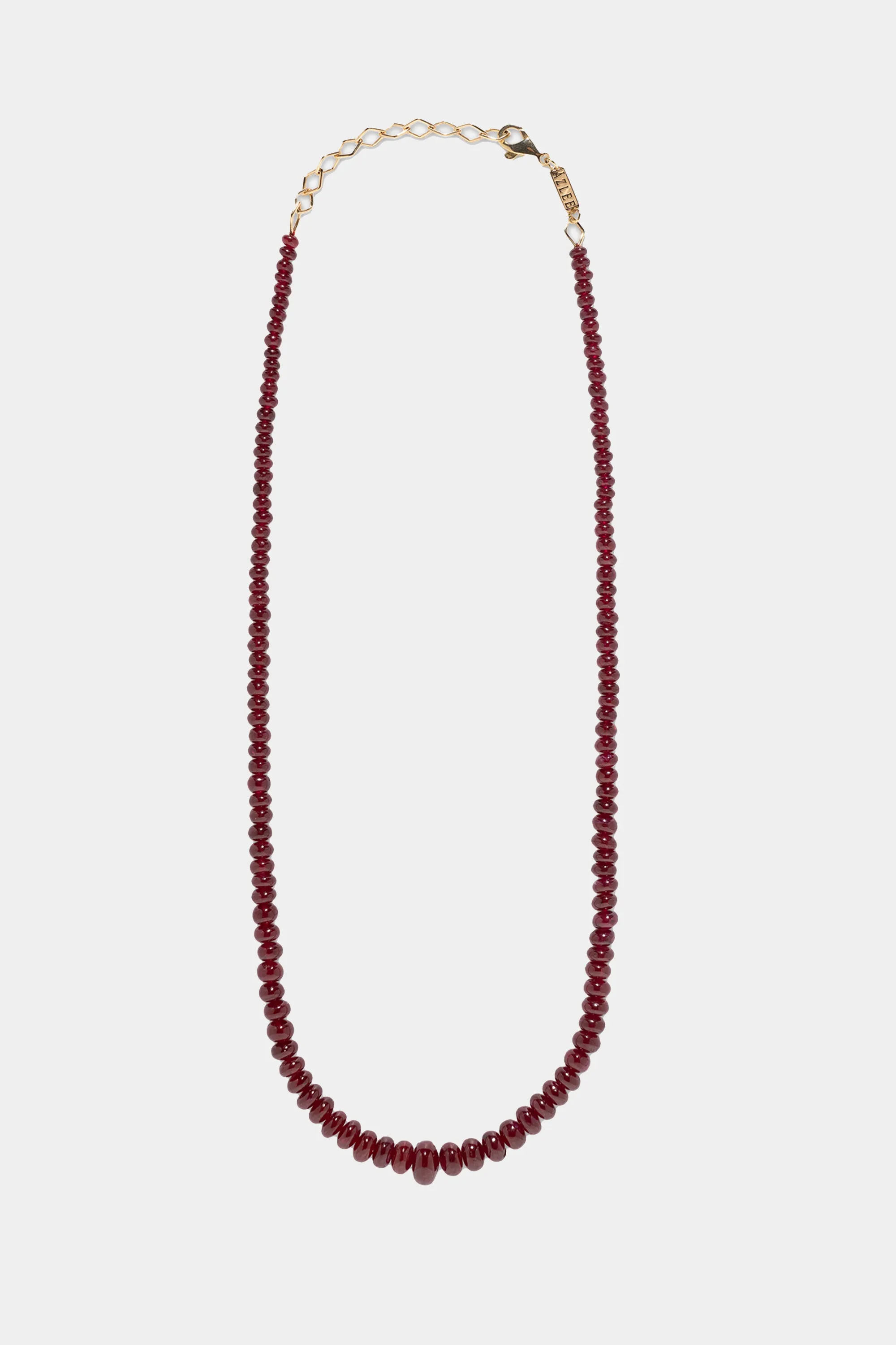 Rich Bead Necklace, Ruby