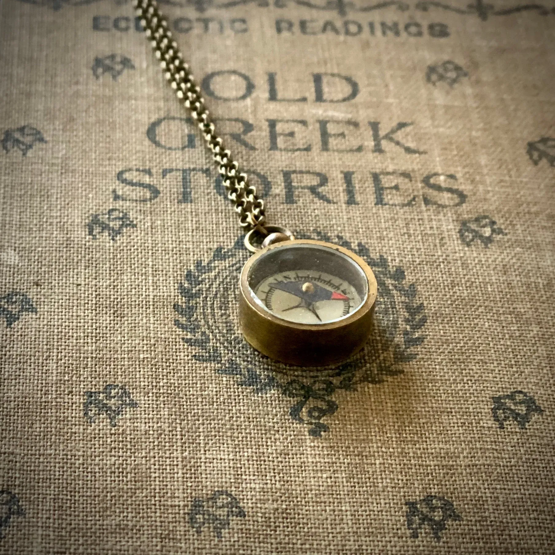 Small Compass Necklace