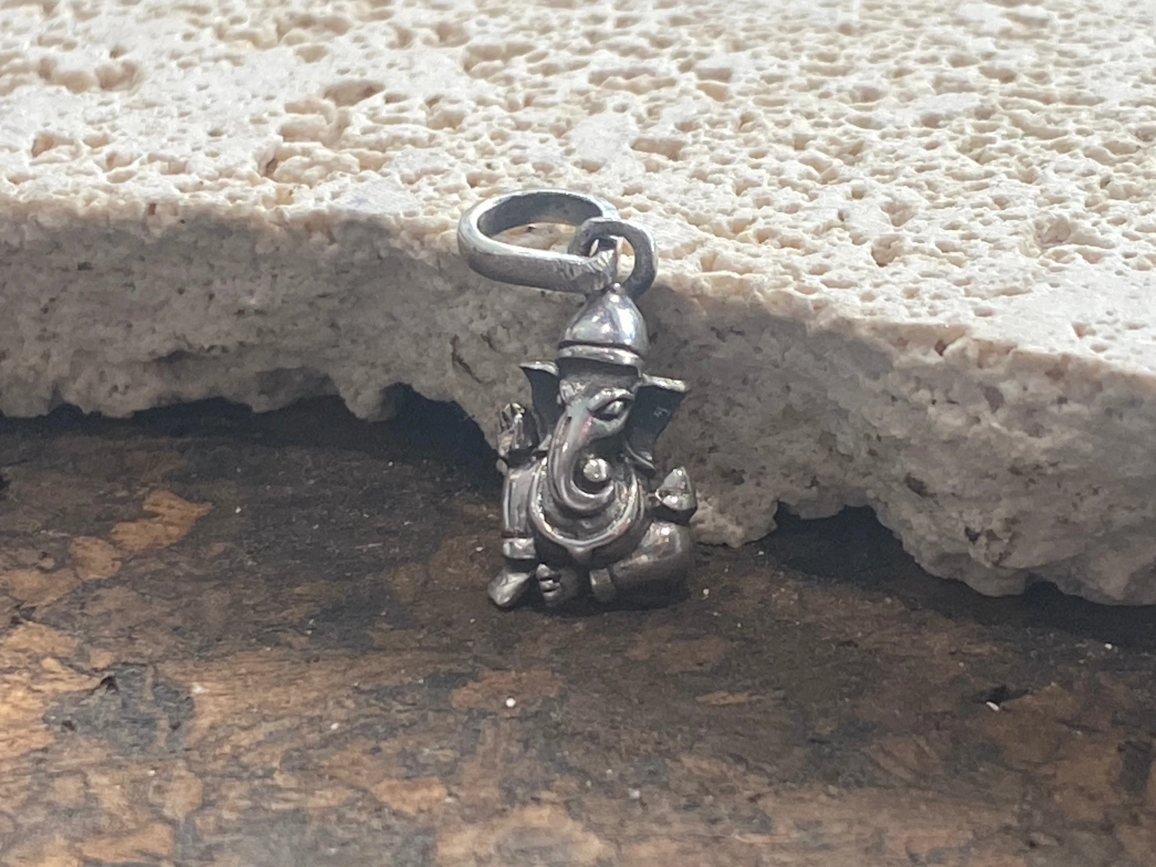 Smallest Silver Ganesh Pendant