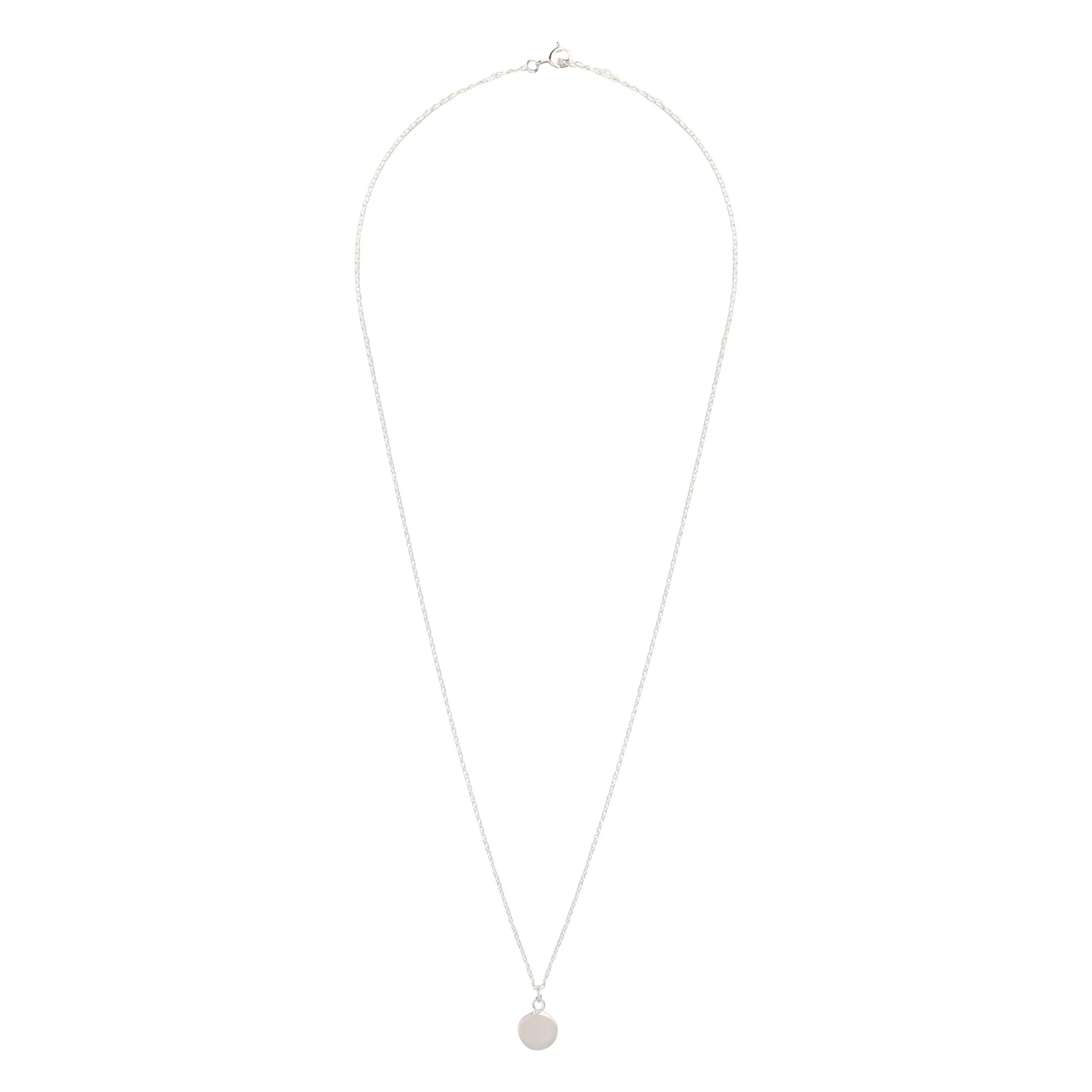 Sterling Silver Moonstone Pendant Necklace