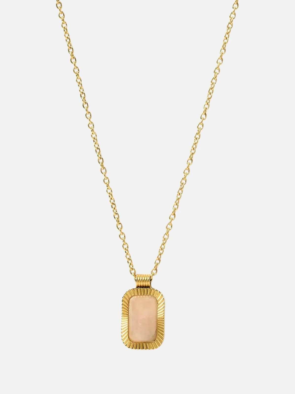 Teo Gold Necklace - Rose