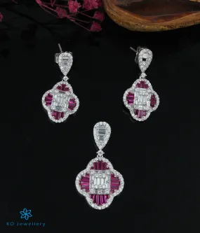 The Anna Silver Pendant Set