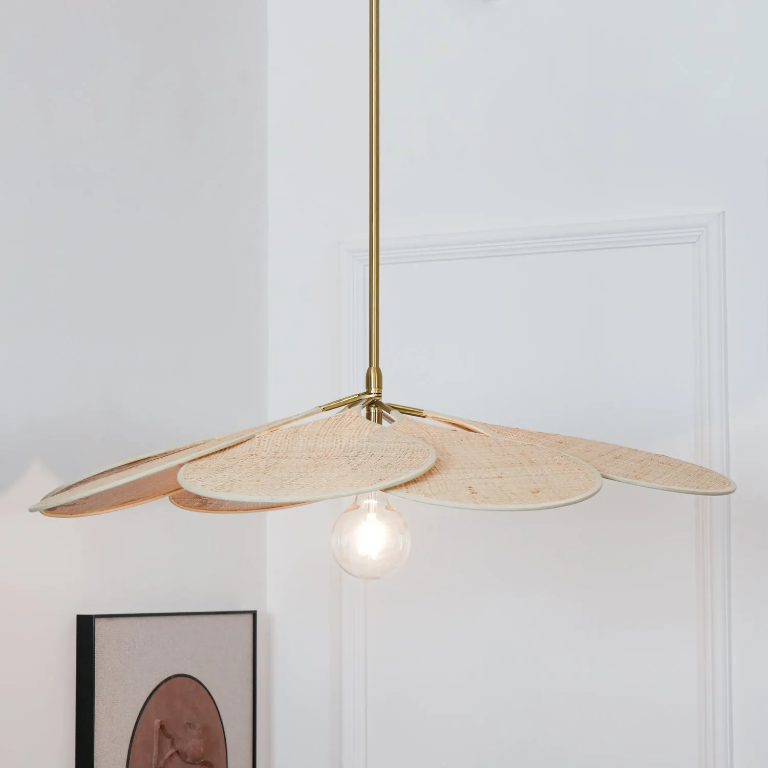 Tory Bloom Rattan Pendant Lamp