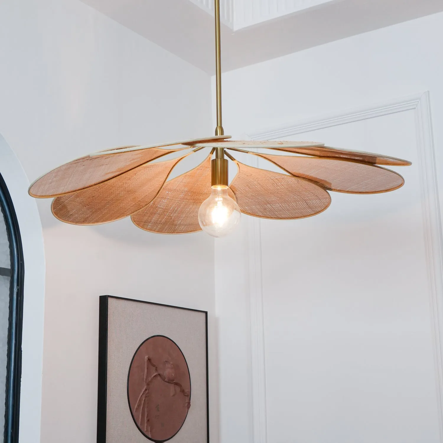 Tory Bloom Rattan Pendant Lamp