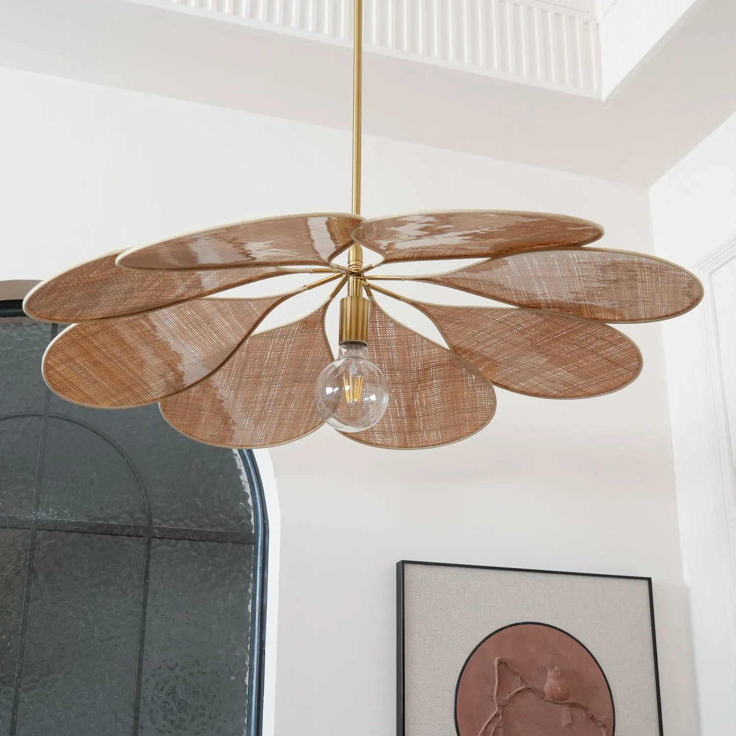 Tory Bloom Rattan Pendant Lamp