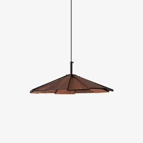 Umbrella Wooden Pendant Light