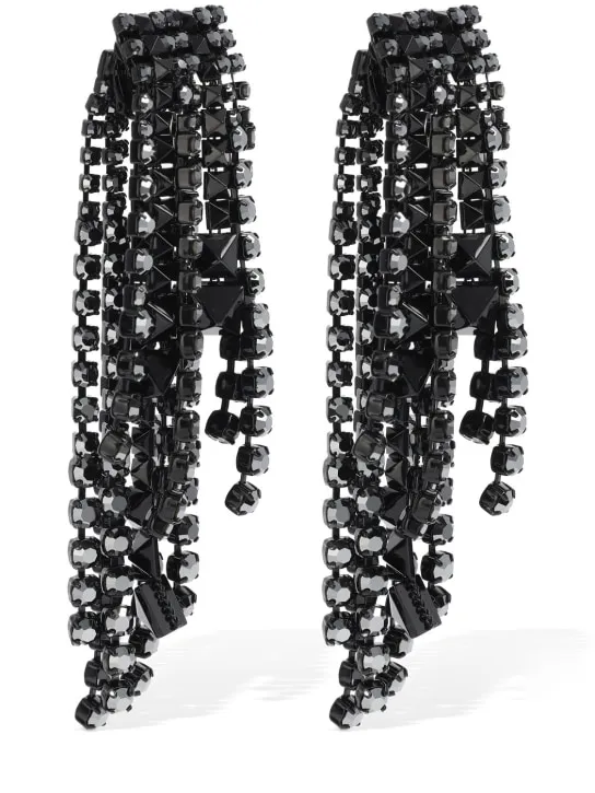 Valentino Garavani   Brightrain crystal pendant earrings 