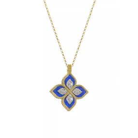 Venetian Princess Pendant with Lapis Lazuli and Diamonds