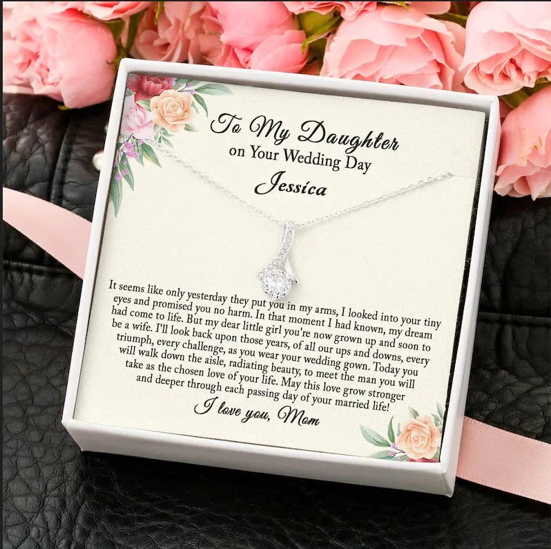 Wedding Gift for Bride from Mom, Bride Gift from Mom, Daughter Gift on Wedding Day